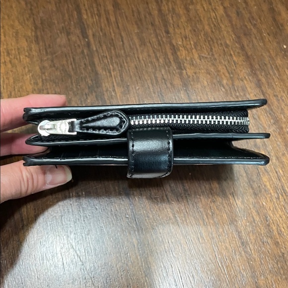 Coach Black Wallet with Pink Heart Pattern - Picture 5 of 10